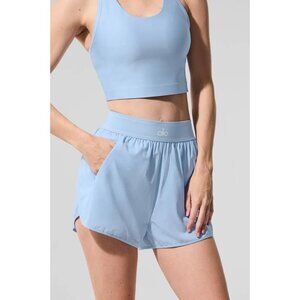 ALO YOGA Women's Match Point Short Size XS In Seashell Blue